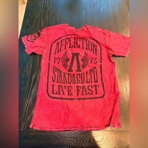 Affliction Crimson Graphic Tee